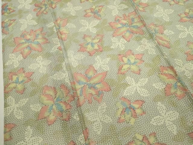 平和屋着物＊夏物 紗紬 舞花文 正絹 逸品 未使用 CABB2399ze - メルカリ