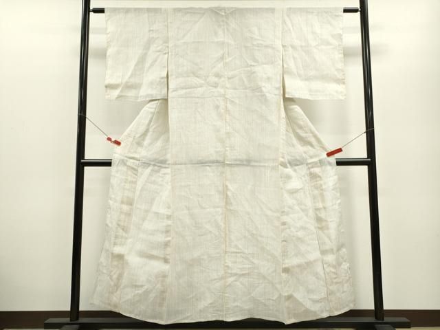 平和屋着物＊夏物 上布 縞 麻 逸品 CABB9601ze - メルカリ