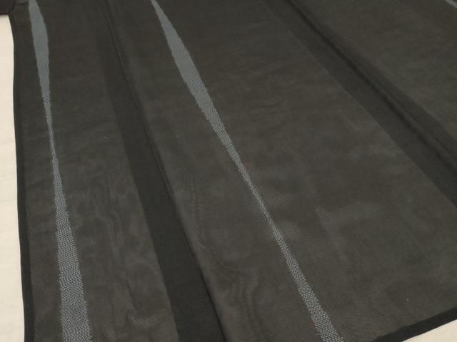  平和屋着物＊夏物 紗紬 変わり縞 正絹 jd 紬 着物