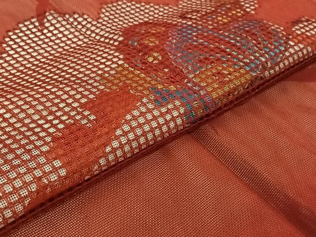 雪芝舞蝶文 金彩