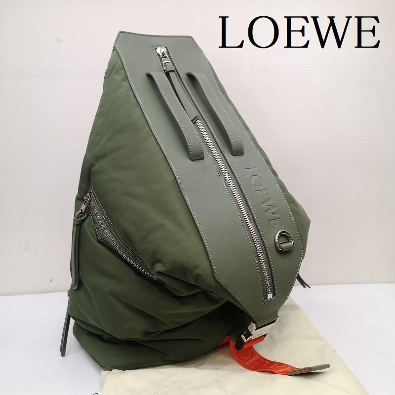 ロエベ コンバーチブル バックパック リュック 4160 ナイロン レザー レディース ISItems 古着