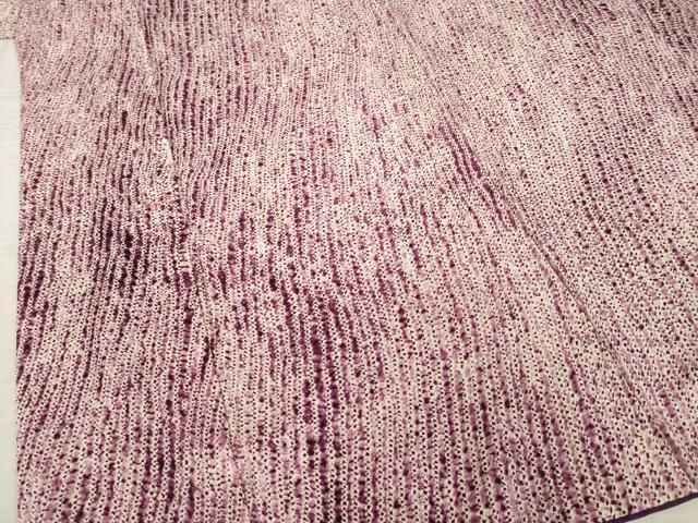 平和屋着物●上質な小紋 総絞り