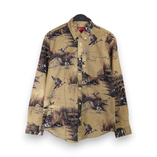 SUPREME 12 aw Dogs Ducks Shirt Beige サイズS シュプリーム ドッグスダックス 長袖 シャツ
