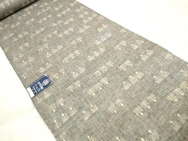 平和屋着物＊夏物 浴衣 反物 着尺 源氏物語 草花文 扱い 綿 ♥ zzz