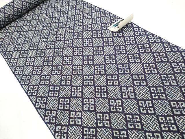 平和屋着物＊夏物 浴衣 反物 着尺 菱 綿 ♥ zzz