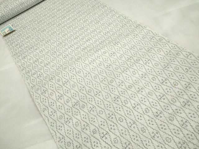 平和屋着物＊夏物 小紋 浴衣兼用 反物 着尺 立涌花文 ♥ zzz