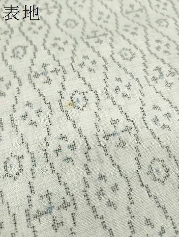  平和屋着物＊夏物 小紋 浴衣兼用 反物 着尺 立涌花文 ♥ zzz 小紋 着物反物