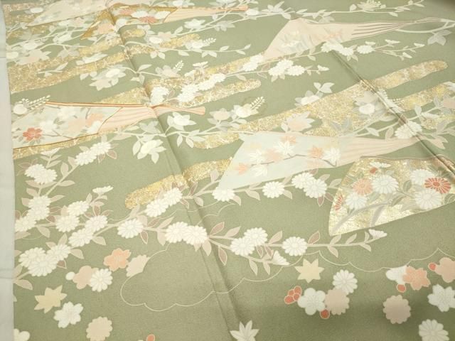 平和屋着物●訪問着 駒刺繍