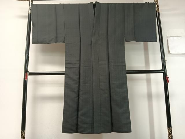 平和屋着物●男性 長襦袢 袷 蝋色 正絹 ♥ vp