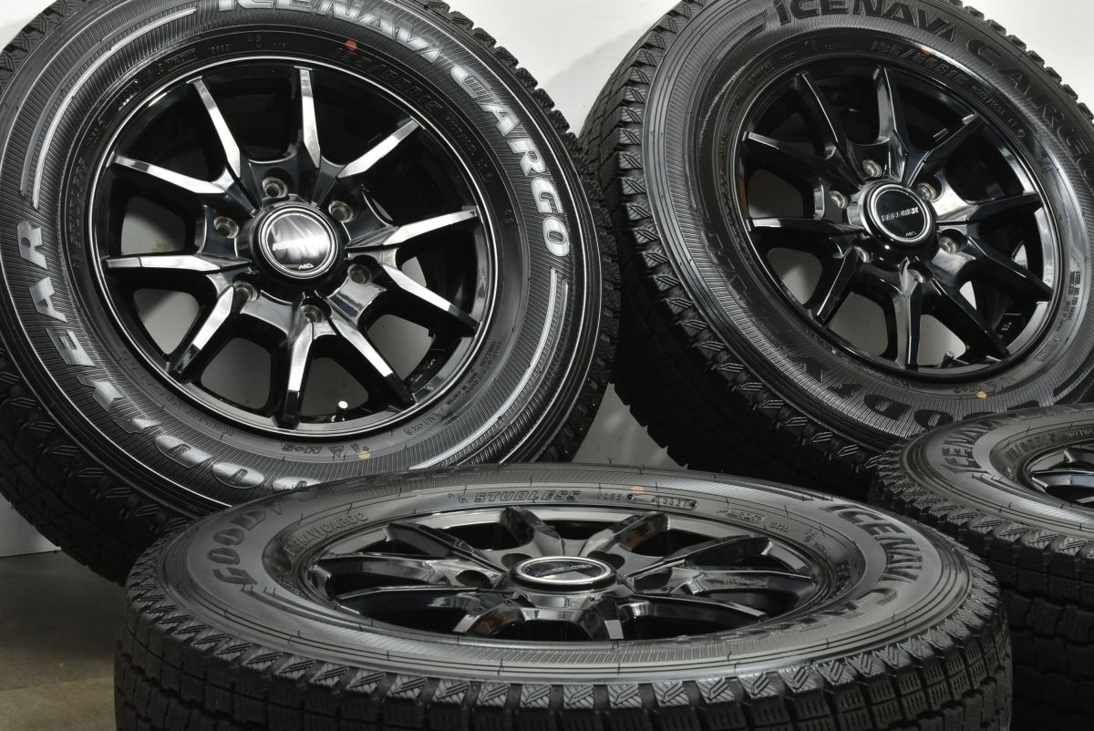 スタッドレス ROADMAX ロードマックス 15 in 5 J 45 PCD 139 7 グッドイヤー アイスナビカーゴ 195 80 R LT NV 350 キャラバン