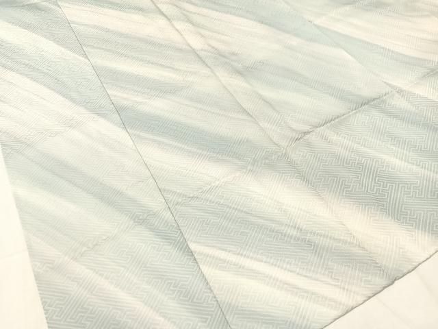  平和屋着物●長襦袢 袷 斜線文 紗綾型地紋 暈し染め 正絹 ♥ vp 長襦袢 長襦袢 半襦袢