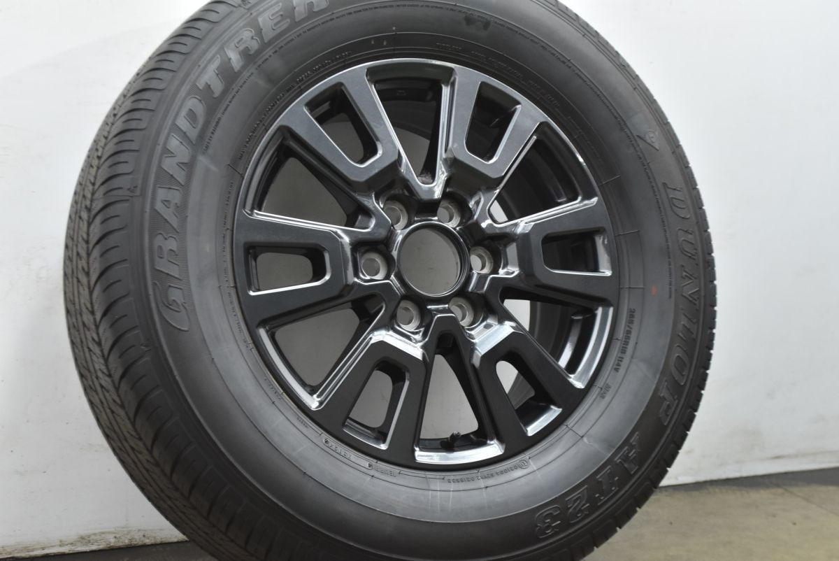 バリ溝 トヨタ ランドクルーザー250 18 in 7 5 J 60 PCD 139 ダンロップ グラントレック AT 23 265 65 R スペア用