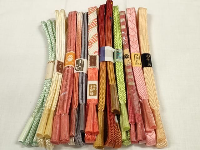 平和屋着物○和装小物 帯締め10本セット 手組紐 笹浪組 奈良組 三越