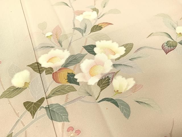 平和屋着物○訪問着 友禅 作家物 枝花文 正絹 逸品 CABB5122vp - メルカリ