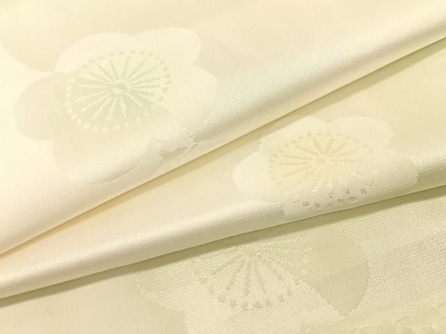 平和屋着物●長襦袢 袷 梅花地紋 暈し染め 広衿仕立て 正絹 vp