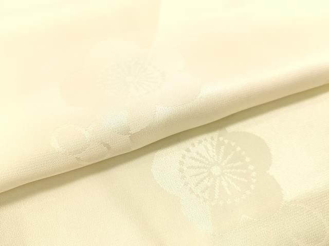  平和屋着物●長襦袢 袷 梅花地紋 暈し染め 広衿仕立て 正絹 vp 長襦袢 長襦袢 半襦袢