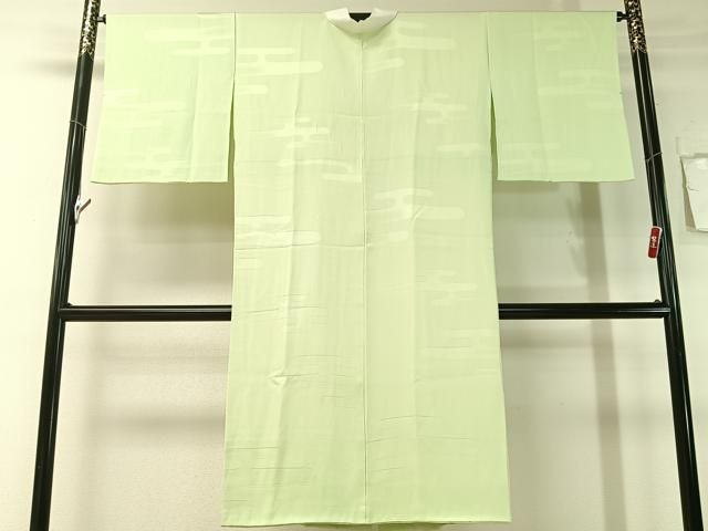 エ霞地紋 若芽色