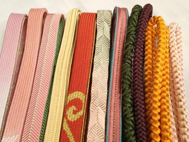 平和屋着物○和装小物 帯締め10本セット 美保姿本舗 手組紐 組紐 吉田