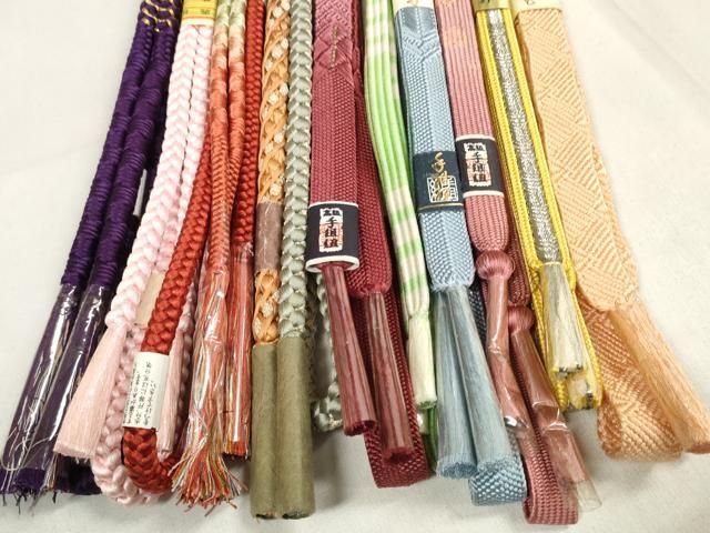 平和屋着物○和装小物 帯締め10本セット 礼装用 組紐 高麗組 笹浪組