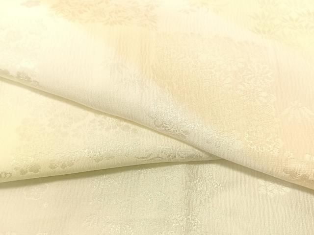 平和屋着物●長襦袢 袷 市松花地紋 暈し染め さが美扱い 正絹 ♥ vp