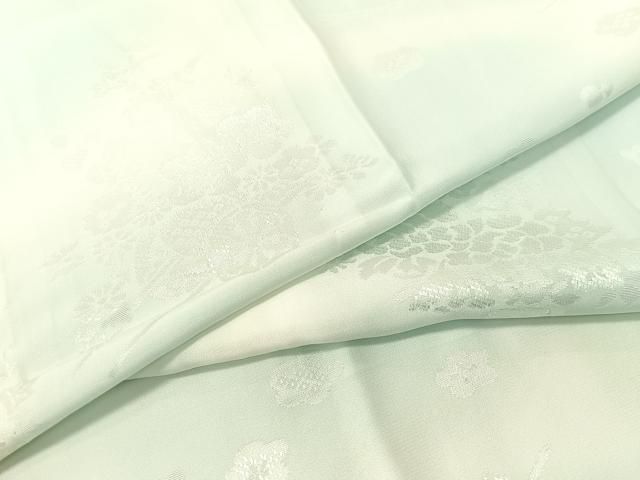 平和屋着物●長襦袢 無双仕立て 流水花車地紋 暈し染め 正絹 ♥ vp