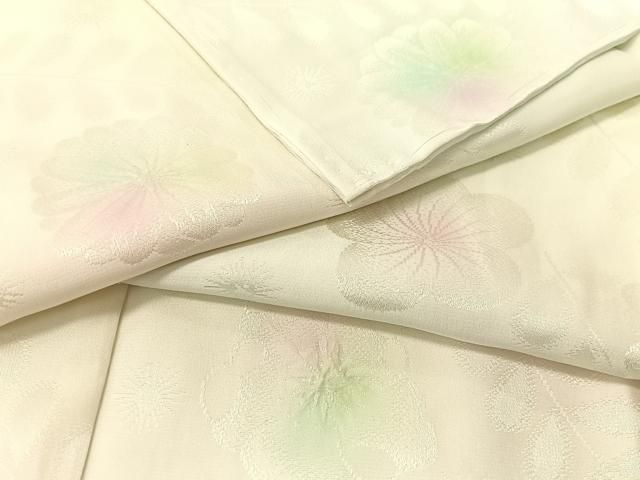 平和屋着物●長襦袢 無双仕立て 絞り 辻が花地紋 暈し染め 正絹 ♥ vp