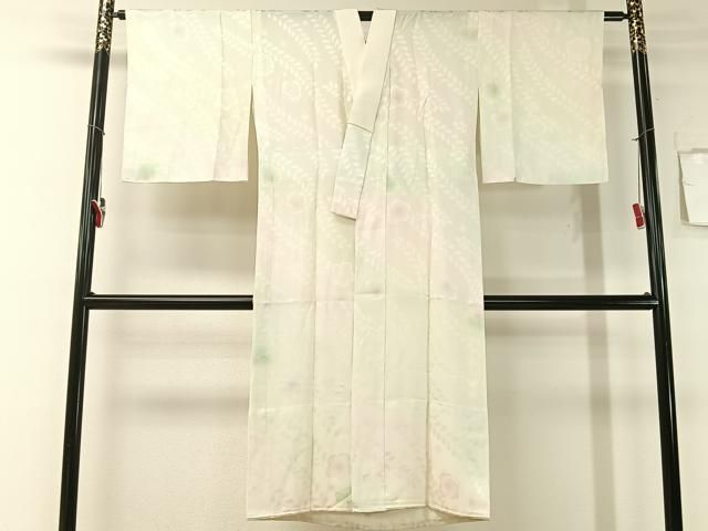 平和屋着物●長襦袢 無双仕立て 絞り 辻が花地紋 暈し染め 正絹 ♥ vp