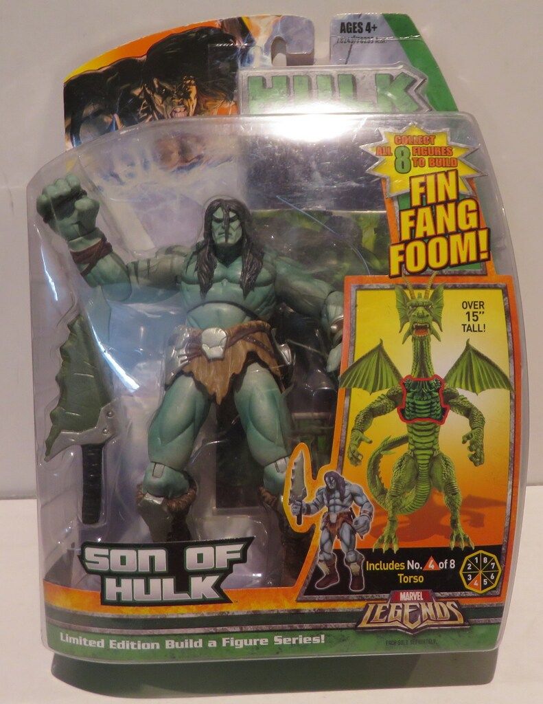 HASBRO FIN FANG FOOM SON OF HULK 6インチ