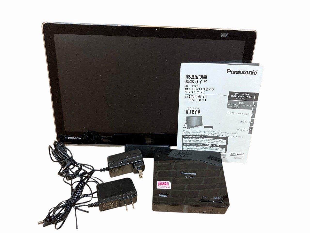 状態良好 Panasonic パナソニック UN 15 L 11 K V型 ハイビジョン ポータブル 液晶テレビ ブラック