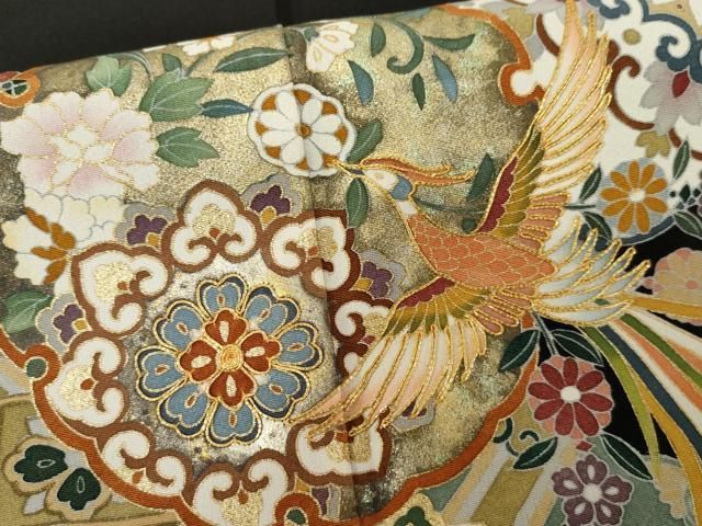 平和屋着物●豪華黒留袖