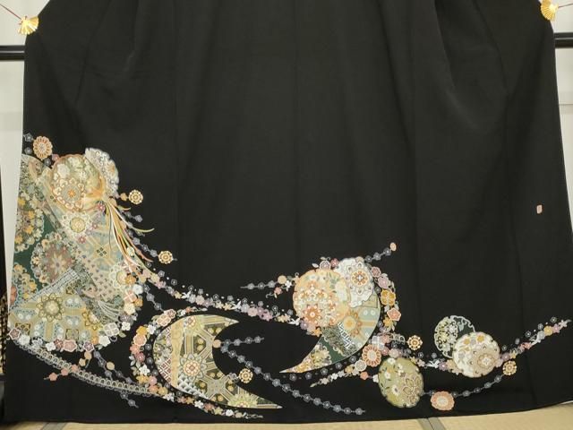 駒刺繍 正倉院鳳凰花文