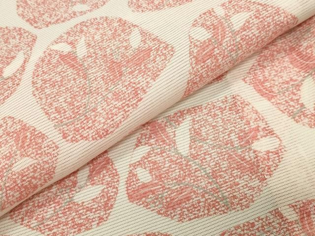  平和屋着物＊夏物 小紋 絽 草木文 正絹 ♥ gh 小紋 着物