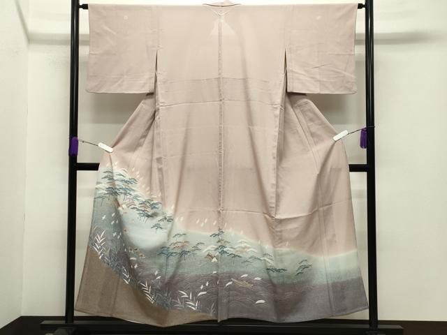 平和屋着物＊夏物 色留袖 絽 人物風景文 暈し染め 正絹 gh