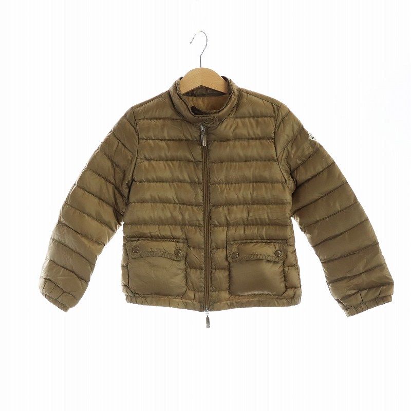 モンクレール MONCLER ダウンジャケット 長袖 ジップアップ ロゴ 116cm 