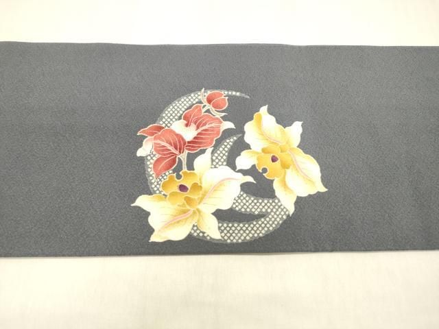 平和屋着物○全通柄九寸名古屋帯 草花文 正絹 逸品 DABB3191cm - メルカリ