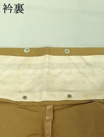  平和屋着物▽上質な小紋 単衣 唐草文 鬼しぼ縮緬 正絹 jh 小紋 着物