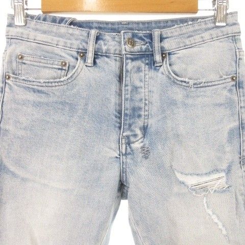 スビ Ksubi デニムパンツ ジーンズ スキニー ダメージ加工 ストレッチ