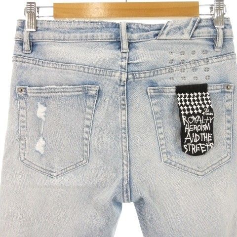 スビ Ksubi デニムパンツ ジーンズ スキニー ダメージ加工 ストレッチ