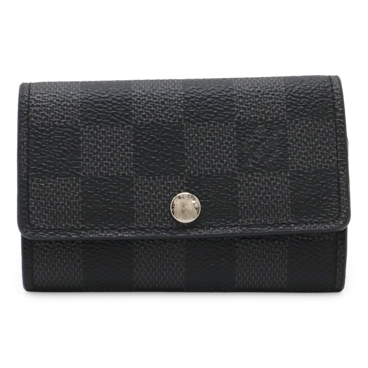 【極美品】ルイヴィトン ダミエ グラフィット ミュルティクレ6 キーケース 黒 LOUIS VUITTON ルイ ヴィトン ダミエグラフィット ミュルティクレ6 6連