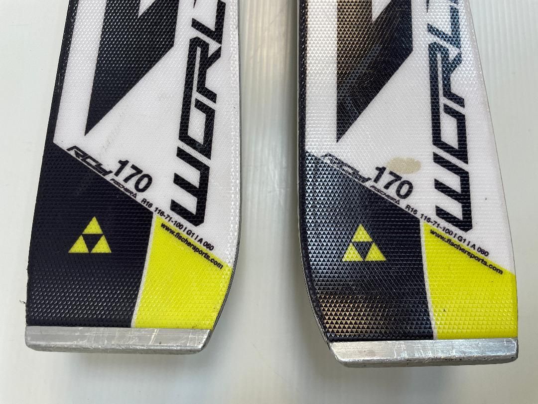 ◆ スキー FISCHER RC4 WORLDCUP 170 カービングスキー ◇メンテ済◇ スキー FISCHER RC4 WORLDCUP 170 cm フリーサイズ