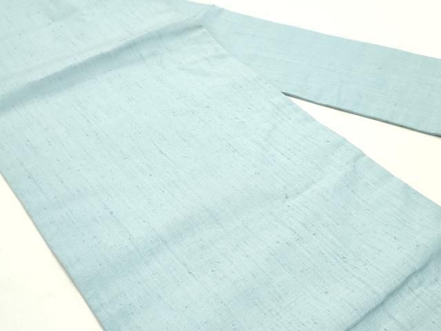 平和屋着物●全通柄九寸名古屋帯　紬地　秘色色　正絹　逸品　DAAZ3439ob 平和屋着物○全通柄九寸名古屋帯 紬地 秘色色 正絹 逸品 DAAZ3439ob