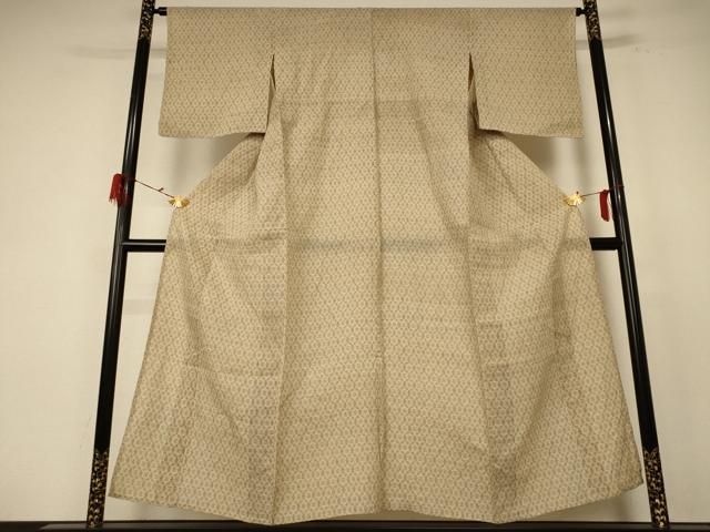 平和屋着物＊夏物 小千谷ちぢみ 絣柄 麻 jd