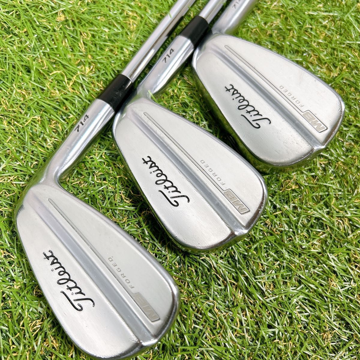 714MB タイトリスト ゴルフ アイアンセット メンズ 初心者 6本 良品