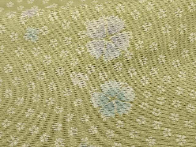  平和屋着物＊夏物 小紋 絽 花尽くし 洗える着物 jd 小紋 着物