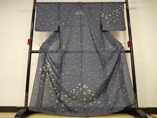 平和屋着物＊夏物 訪問着 絽 桜 洗える着物 jd