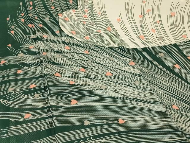 平和屋着物＊夏物 訪問着 絽 枝葉文 洗える着物 AABE8966jd - メルカリ