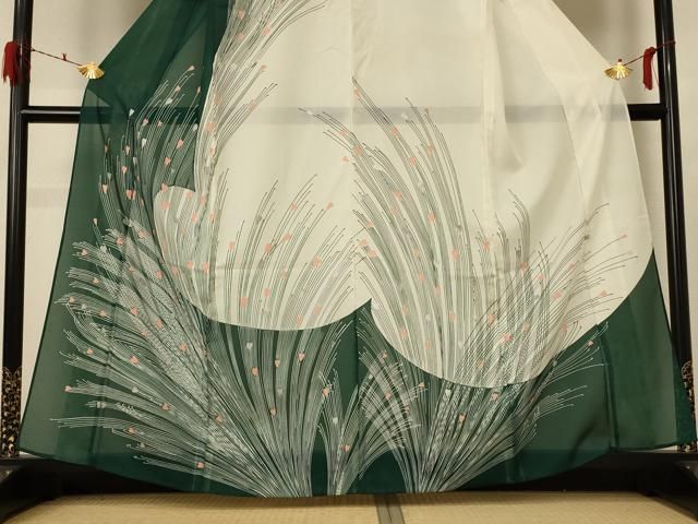 平和屋着物＊夏物 訪問着 絽 枝葉文 洗える着物 AABE8966jd - メルカリ