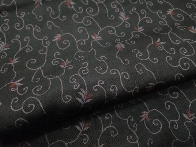 平和屋着物○本場筑前博多織 両面 全通柄 京袋帯 唐草文 献上 正絹