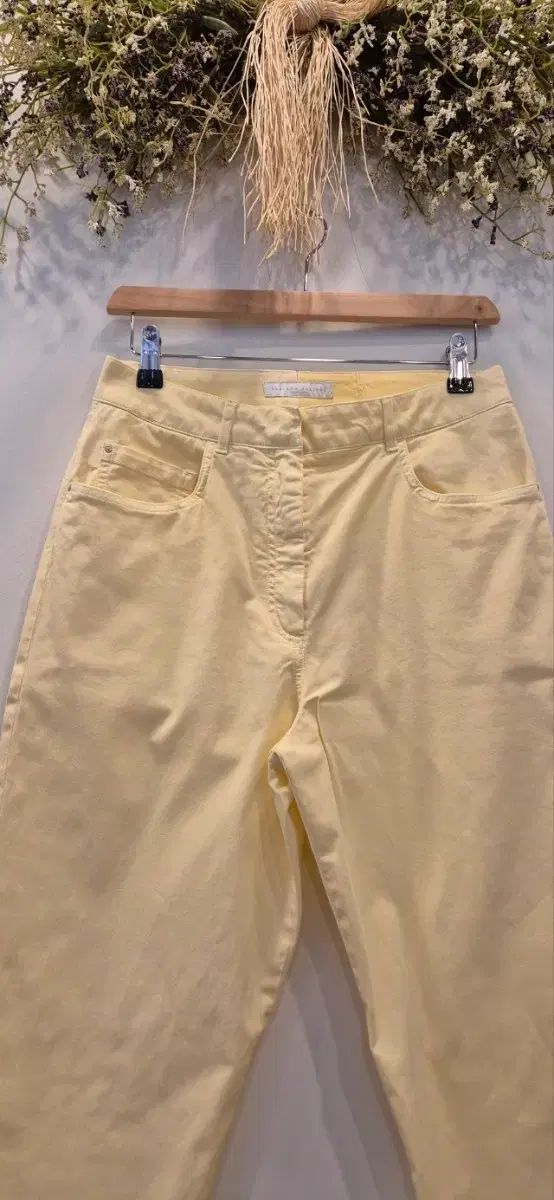 ファビアナフィリッピ 40 ライトイェロー コットン パンツ