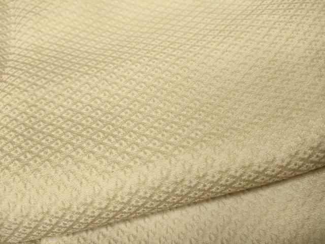 平和屋着物●上質な色無地 菱地紋